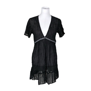 Unisex Noa Noa - Schiffon dress, size 36 - Black (1)