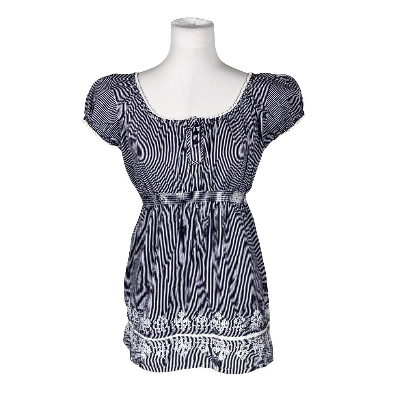 Unisex Pepe Jeans - Short-sleeved blouse, size 40 - Blue (1)