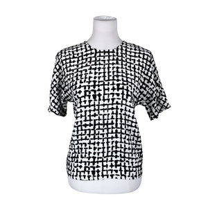 Unisex Marimekko - Short-sleeved blouse, size 36 - White (1)