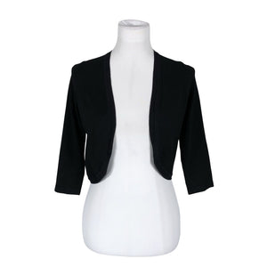 Unisex Your Face - Knit bolero jacket, size 36 - Black (1)