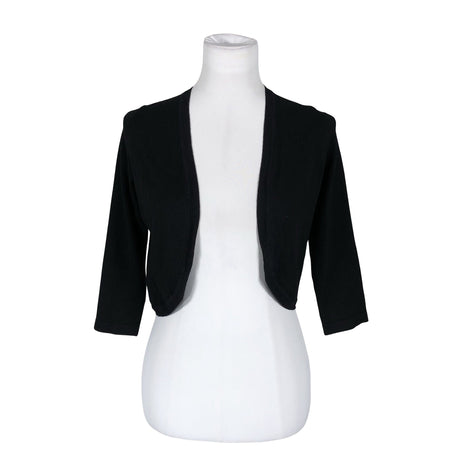 Unisex Your Face - Knit bolero jacket, size 36 - Black ()