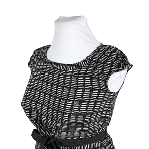 Unisex Weekend by MaxMara - Schiffon dress, size 42 - Black (3)