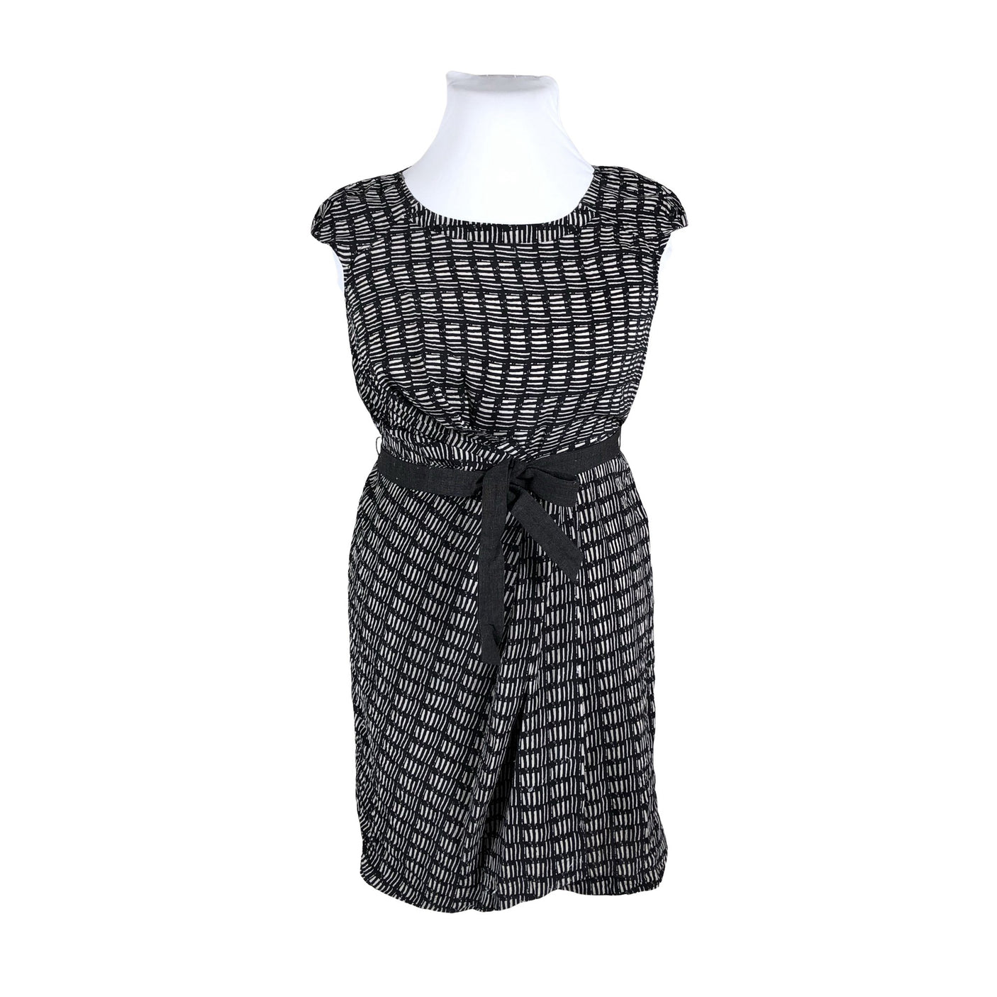 Unisex Weekend by MaxMara - Schiffon dress, size 42 - Black (1)