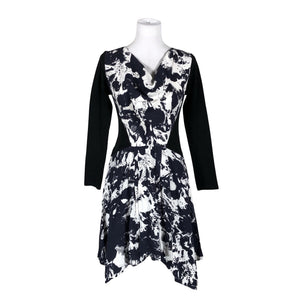 Unisex Reiss - Schiffon dress, size 36 - Blue (1)