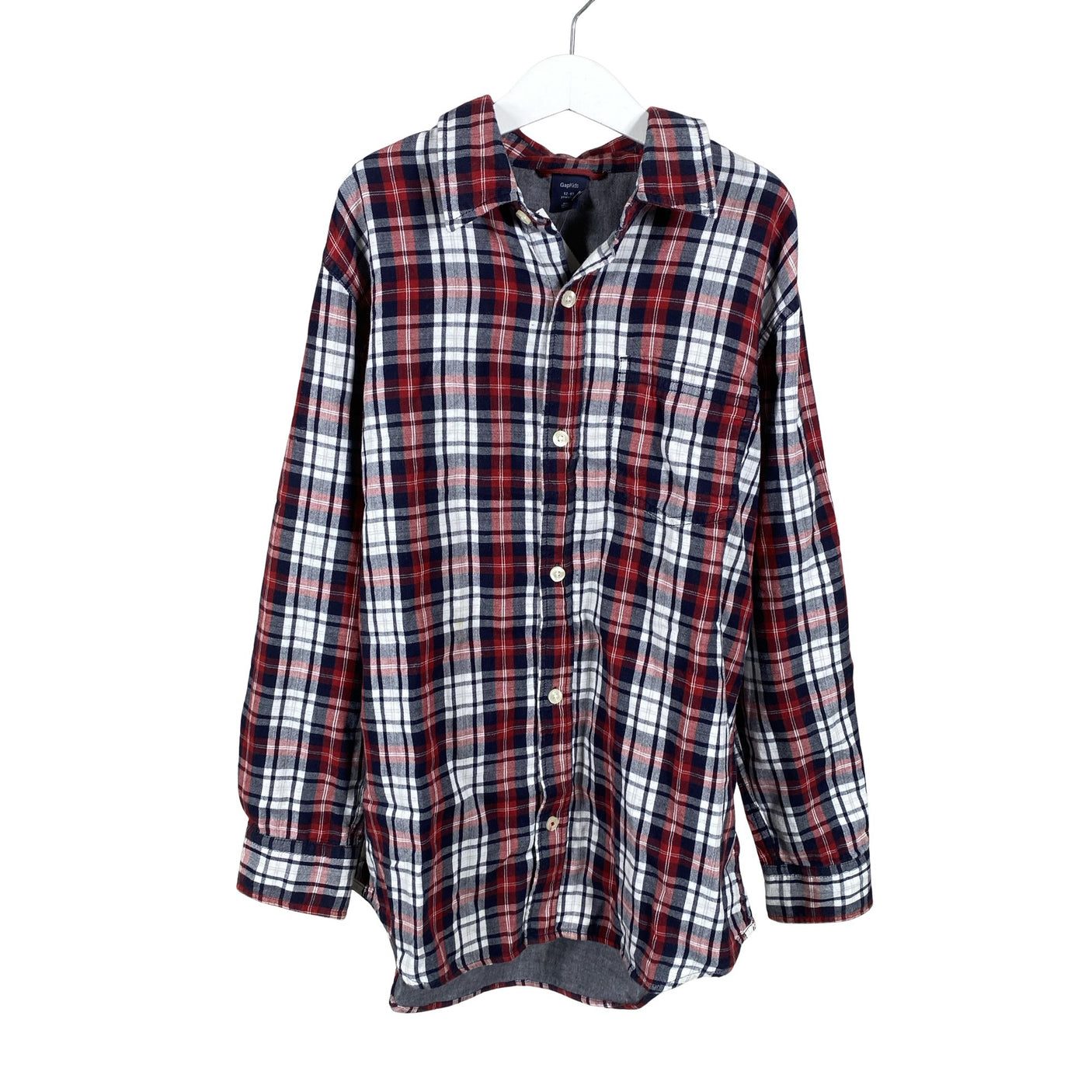 Unisex Gap - Flannel shirt, size 152 - 158 - Red (1)