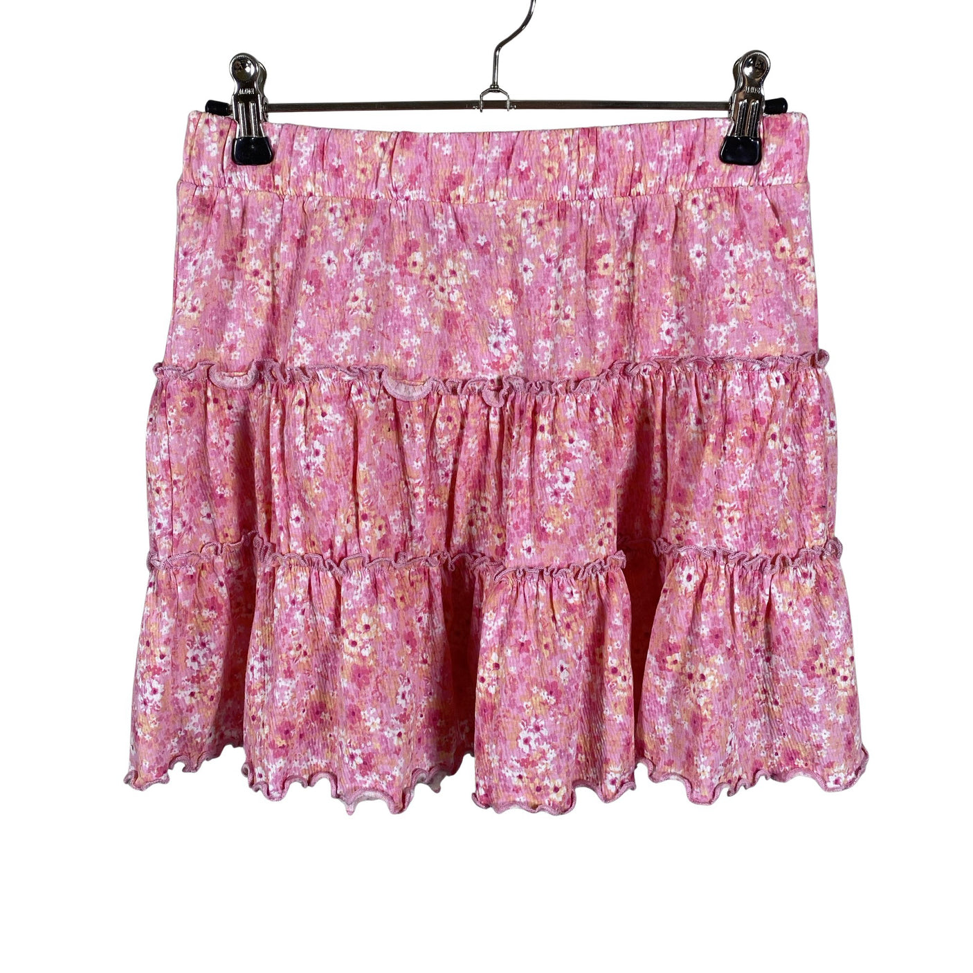 Unisex Lindex - Tricot skirt, size 104 - 110 - Light pink (1)