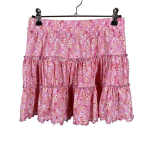 Unisex Lindex - Tricot skirt, size 104 - 110 - Light pink (1)