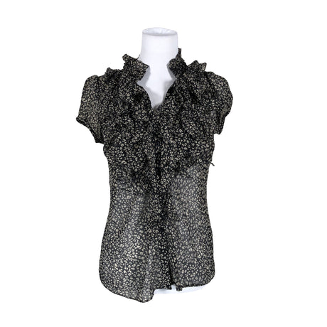 Unisex Saint Tropez - Short-sleeved blouse, size 38 - Black ()