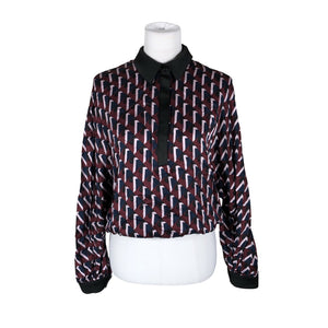 Unisex Tara Jarmon - Blouse, size 38 - Wine red (1)