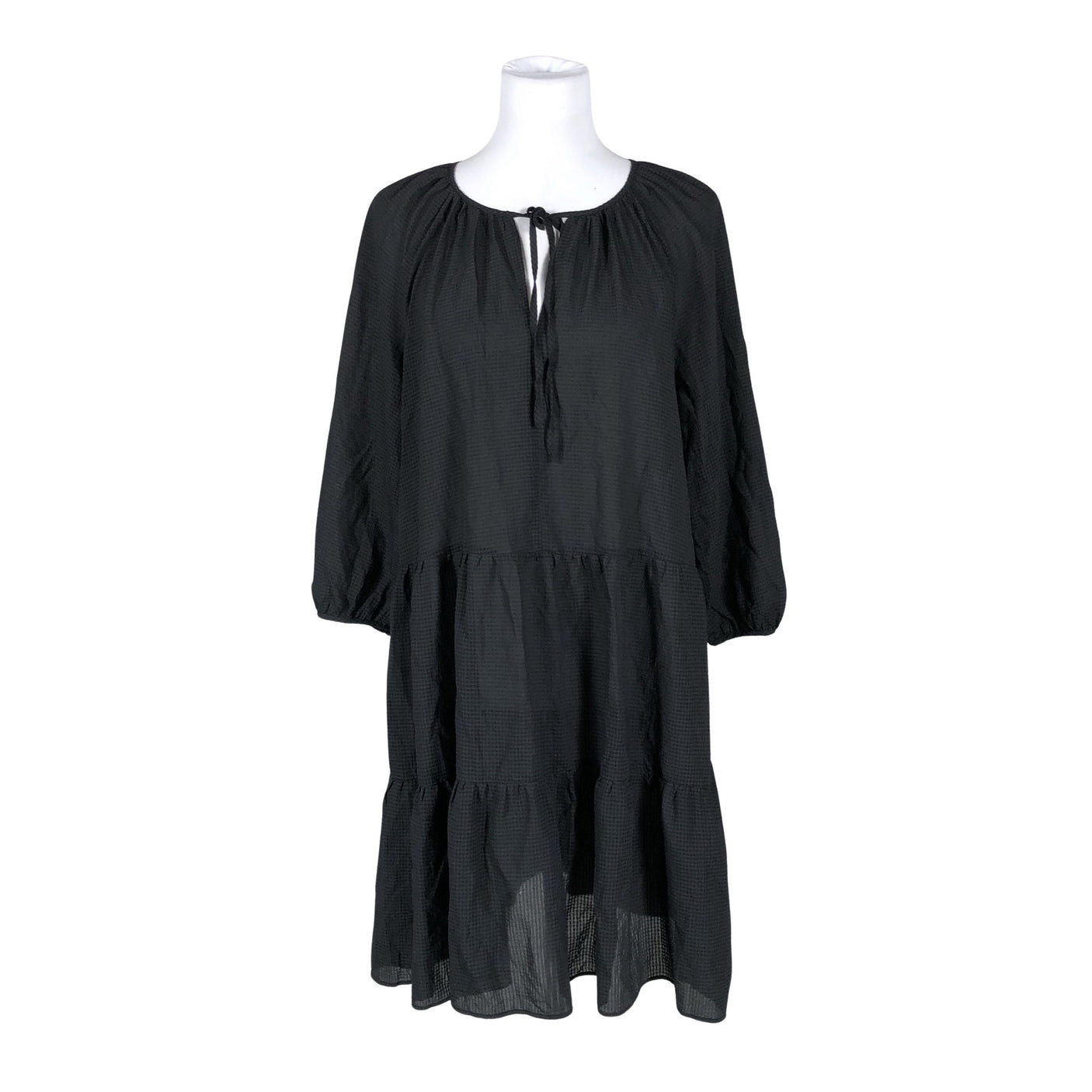 Unisex Banana Republic - Schiffon dress, size 38 - Black (1)