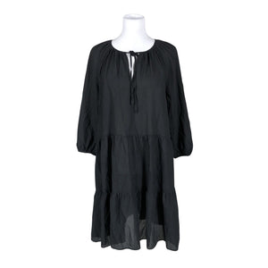 Unisex Banana Republic - Schiffon dress, size 38 - Black (1)
