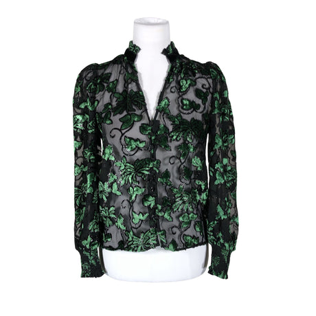 Unisex Alice + Olivia - Party shirt, size 36 - Black ()