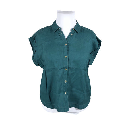 Unisex Benetton - Short-sleeved blouse, size 42 - Turquoise ()