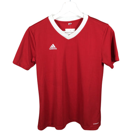 Unisex Adidas - Sports shirt, short sleeve, size 158 - 164 - Red ()