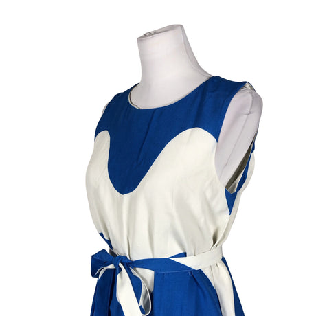Unisex Marimekko - Schiffon dress, size 38 - Blue (2)