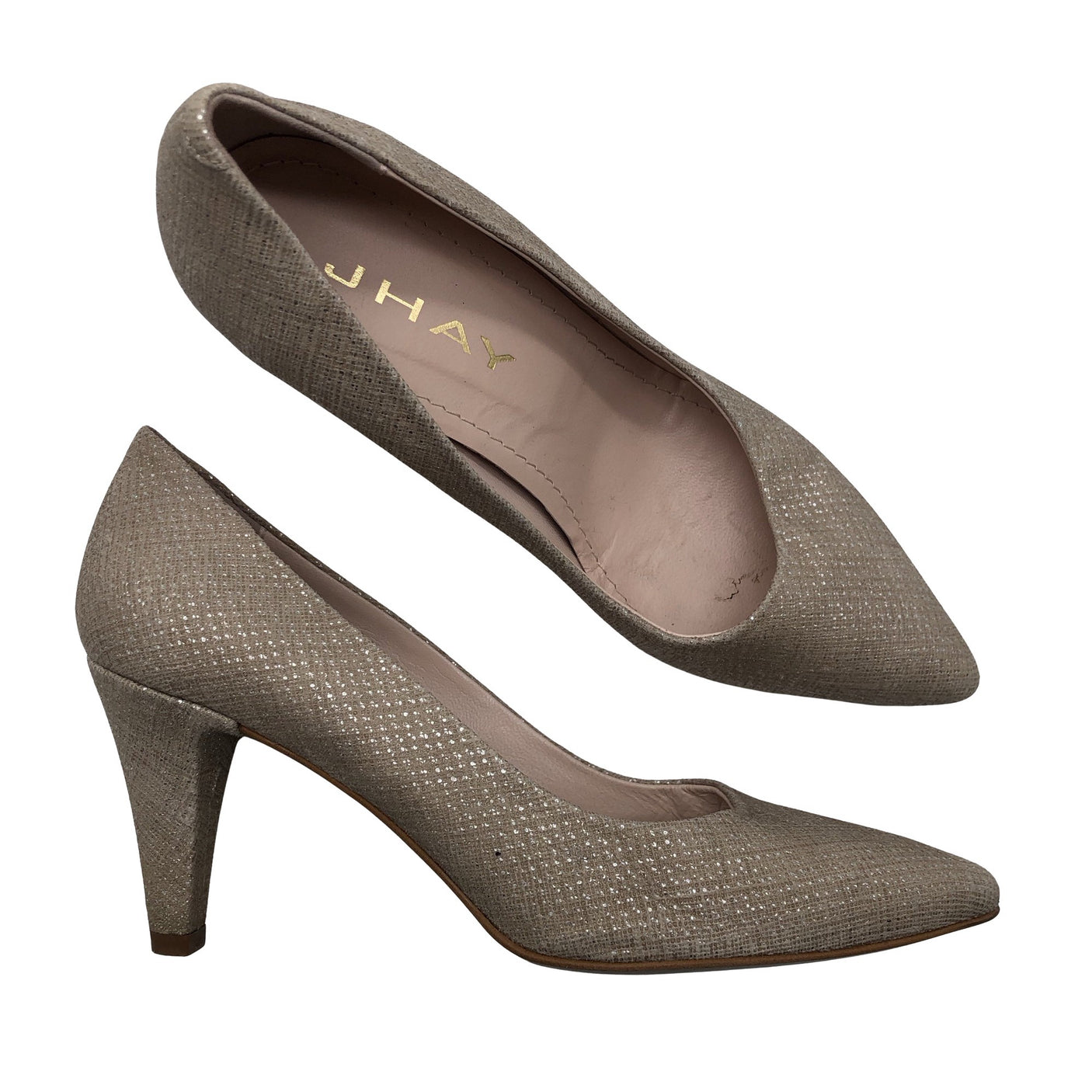 Unisex Jhay - High heels, size 39 - Beige (1)