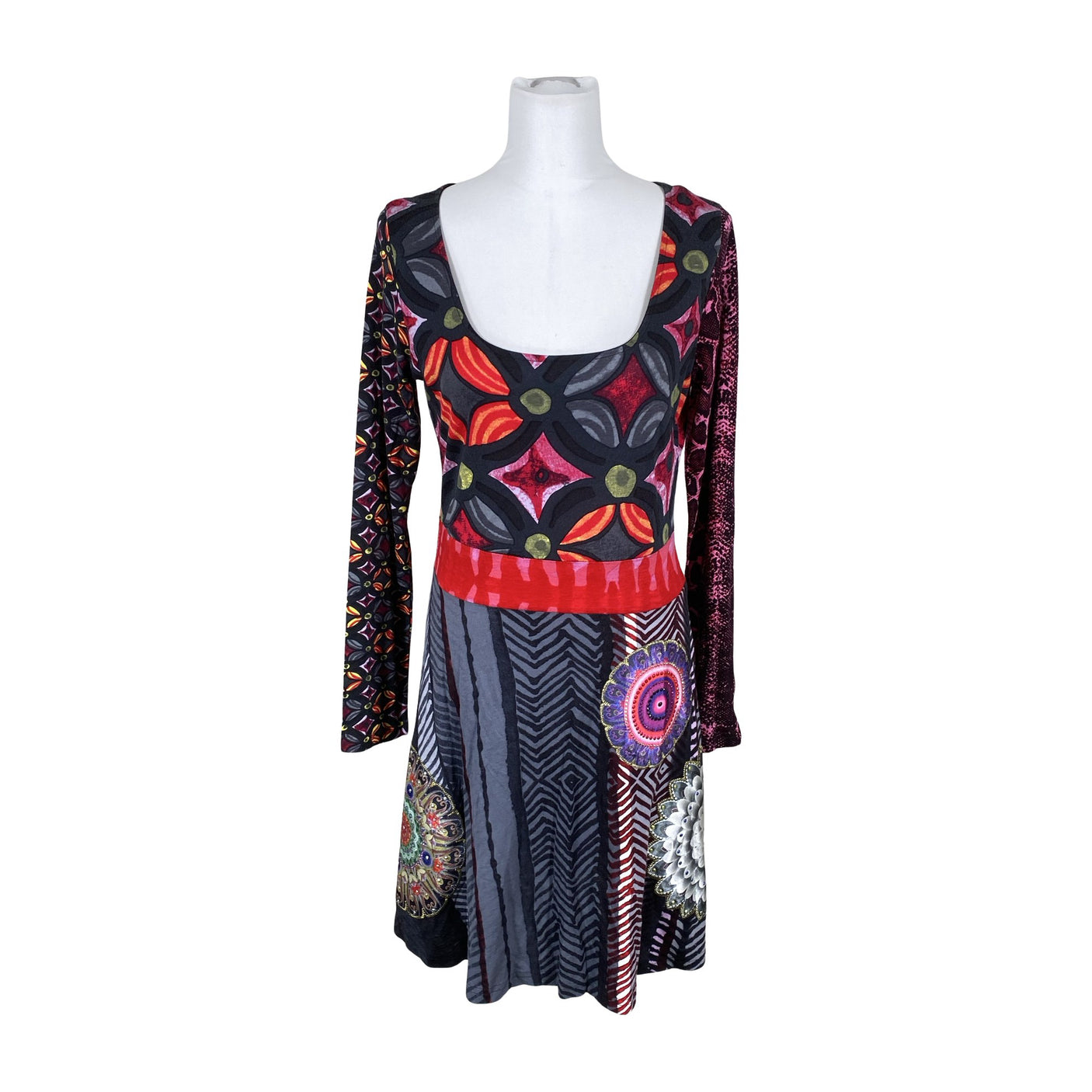 Unisex Desigual - Tricot dress, size 38 - Black (1)
