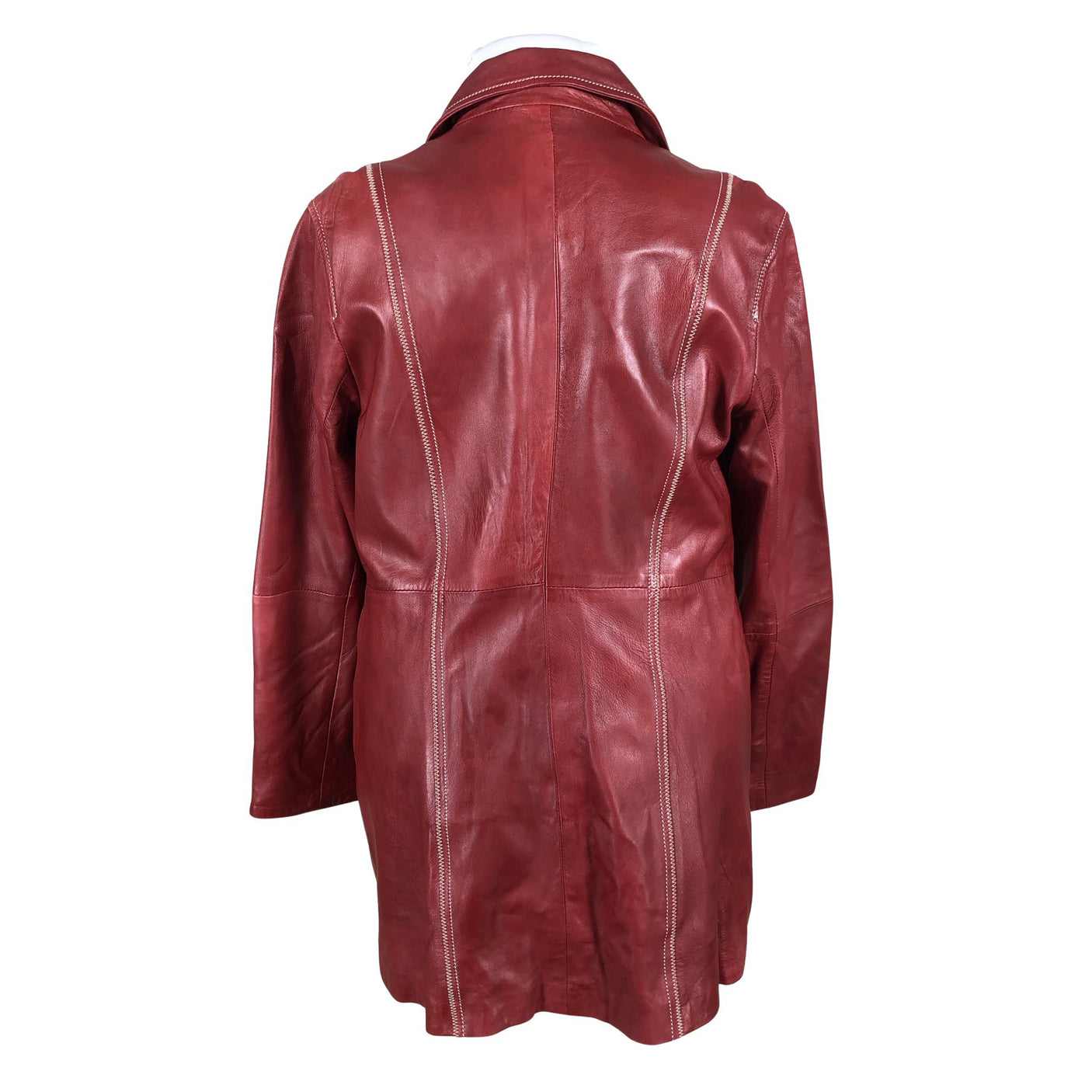 Unisex Goldstein - Leather jacket, size 42 - Red (2)