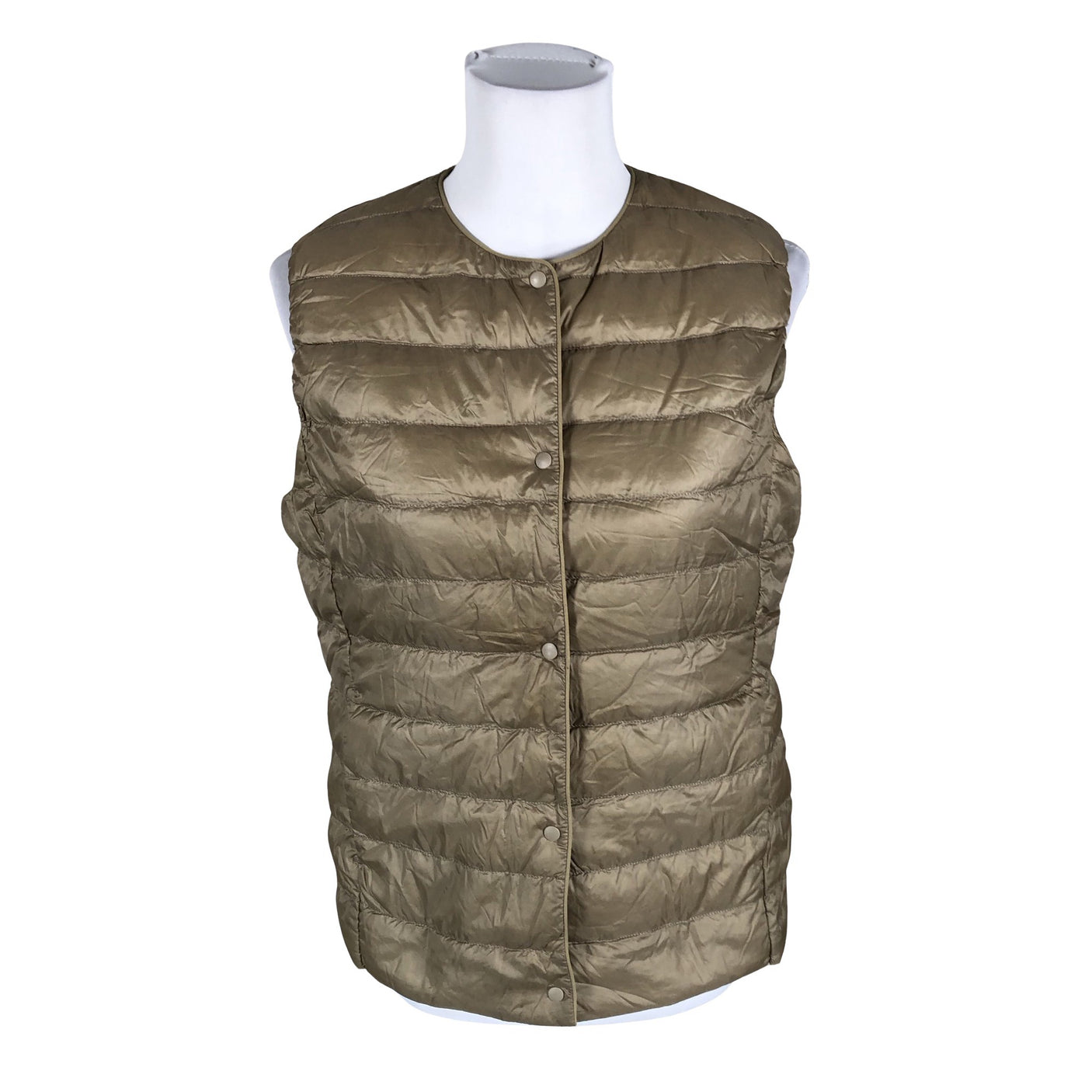 Unisex Uniqlo - Winter vest, size 38 - Beige (1)