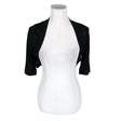 Unisex Your Face - Knit bolero jacket, size 38 - Black ()