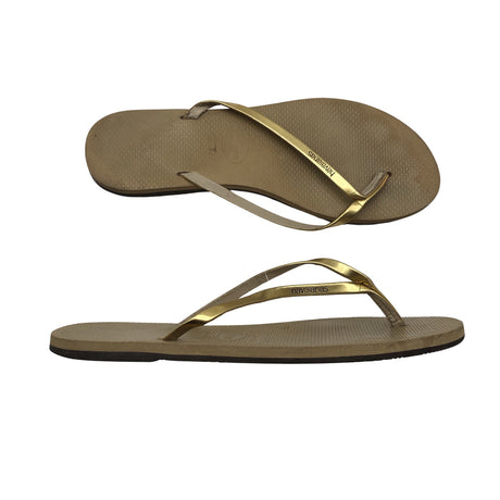 Unisex Havaianas - Beach sandals, size 40 - Gold ()