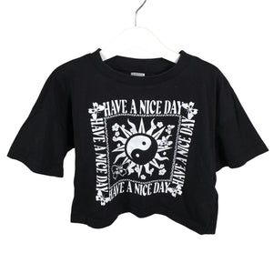 Unisex Lindex - T-shirt, size 122 - 128 - Black (1)