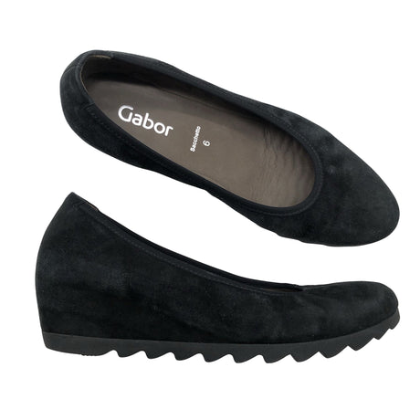 Unisex Gabor - Wedge heel shoes, size 39 - Black ()