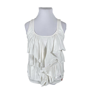 Unisex Esprit - Tricot tank top, size 42 - White (1)