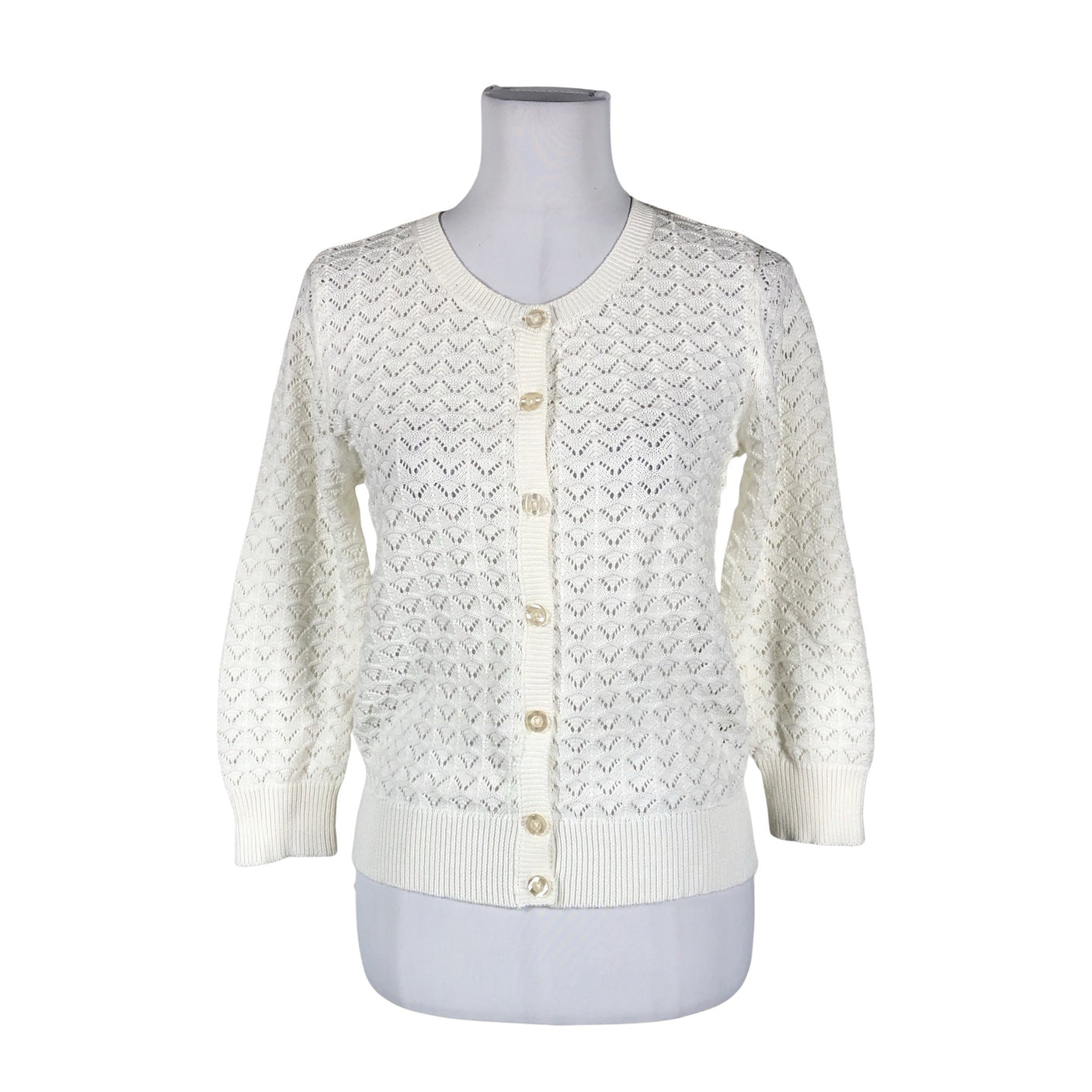 Unisex Cristelle&co - Cardigan, size 38 - White (1)