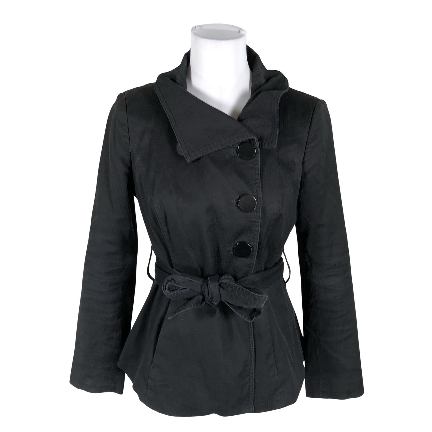Unisex Your Face - Trench coat, size 36 - Black (1)