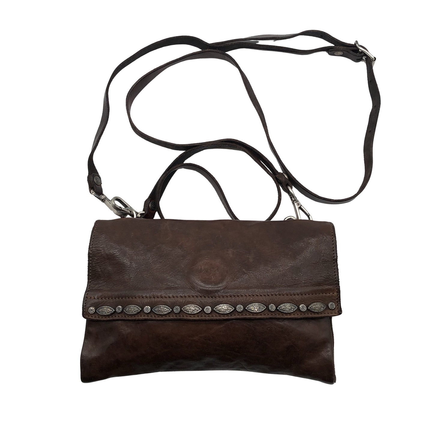 Unisex Campomaggi - Shoulder bag, size Midi - Brown (1)