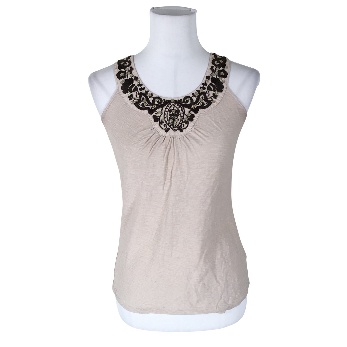 Unisex RJR John Rocha - Tricot tank top, size 36 - Beige (1)