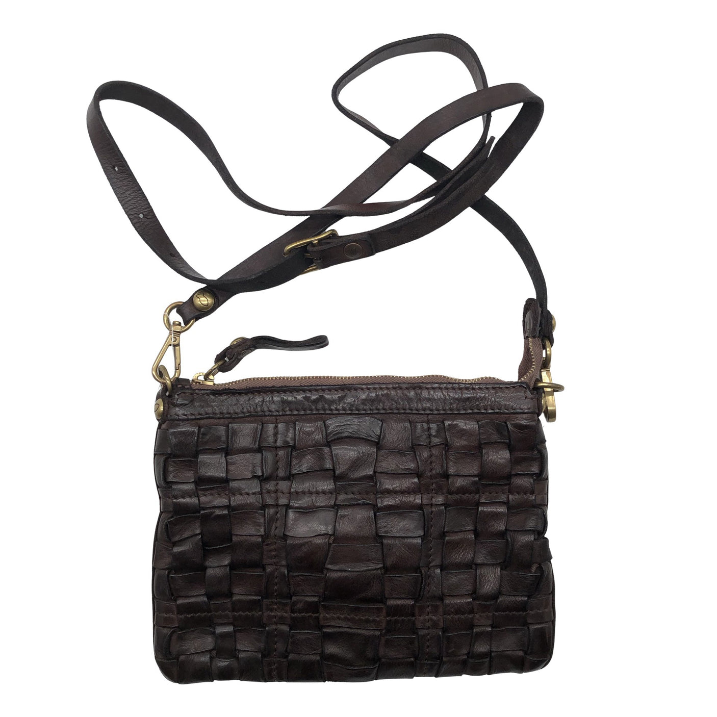Unisex Campomaggi - Shoulder bag, size Mini - Brown (1)