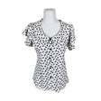 Unisex Voodoo Vixen - Short-sleeved blouse, size 36 - White ()
