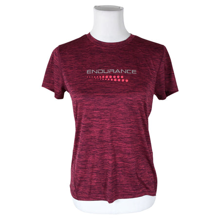 Unisex Endura - Sports shirt, short sleeve, size 38 - Wine red ()