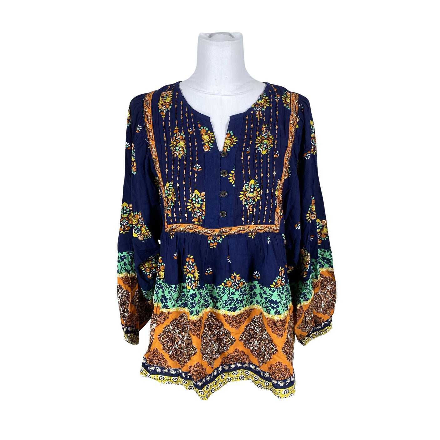 Unisex Orientique - Blouse, size 36 - Blue (1)