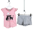 Unisex Lindex - T-shirt, size 110 - 116 - Light pink ()