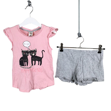 Unisex Lindex - T-shirt, size 110 - 116 - Light pink ()