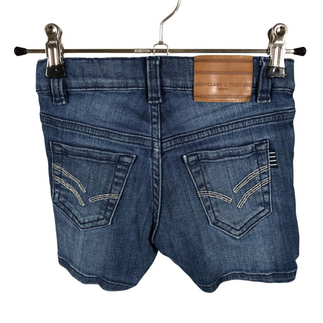 Unisex Polarn O. Pyret - Denim shorts, size 104 - 110 - Blue (2)