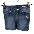 Unisex Polarn O. Pyret - Denim shorts, size 104 - 110 - Blue ()