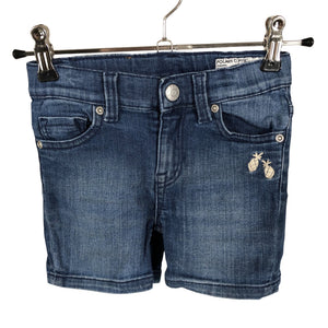 Unisex Polarn O. Pyret - Denim shorts, size 104 - 110 - Blue (1)