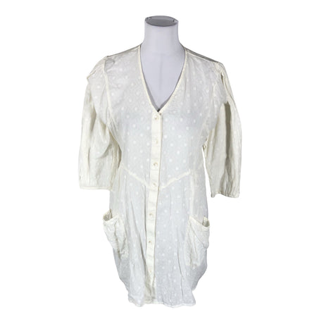 Unisex Gudrun Sjöden - Schiffon tunic, size 40 - Natural white ()
