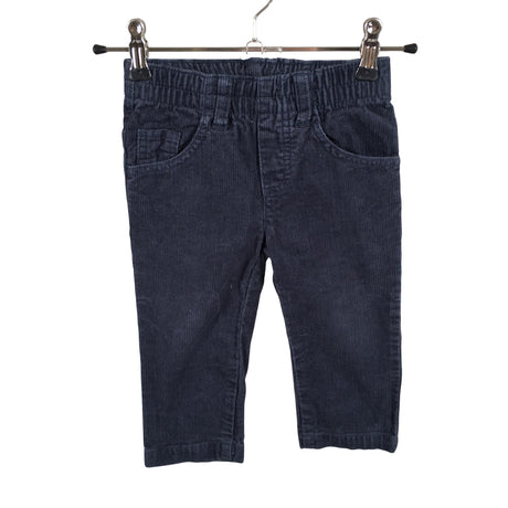 Unisex Benetton - Velvet pants, size 80 - 86 - Blue ()