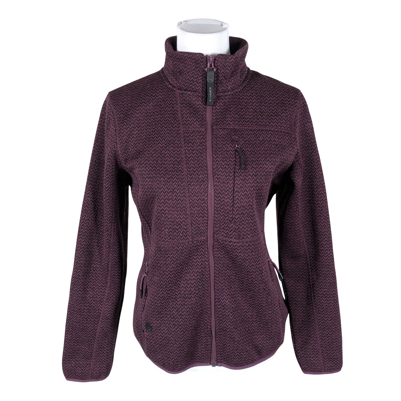 Unisex Icepeak - Fleece jacket, size 40 - Wine red (1)
