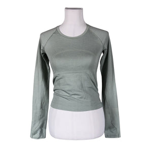 Unisex Lululemon - Sports shirt, long sleeve, size 34 - Green (1)