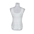 Unisex Jigsaw - Tricot tank top, size 40 - White ()