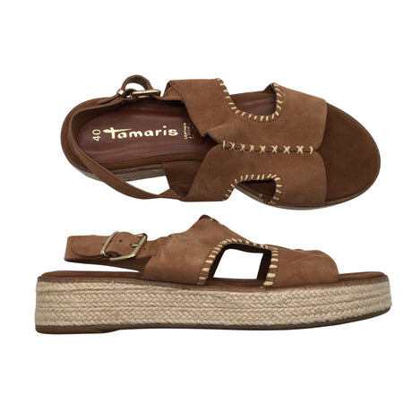 Unisex Tamaris - Sandals, size 40 - Brown ()