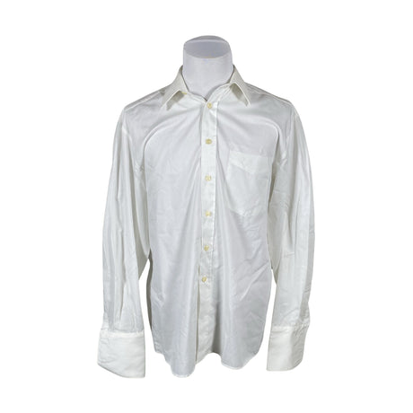 Unisex Melka - Collared shirt, size L - White ()