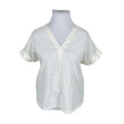 Unisex Voglia - Short-sleeved blouse, size 44 - White ()