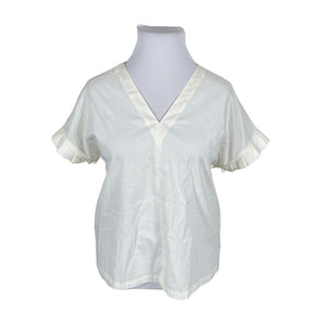 Unisex Voglia - Short-sleeved blouse, size 44 - White (1)